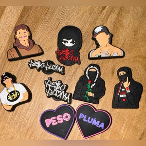 10 PESO PLUMA SET OF CROC JIBBITZ SHOE CHARMS Ella Baila Sola